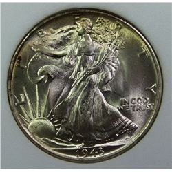 1943 WALKING LIBERTY HALF DOLLAR