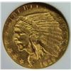 Image 1 : 1929 $2.50 GOLD INDIAN