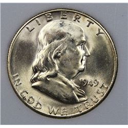 1949-S FRANKLIN HALF DOLLAR