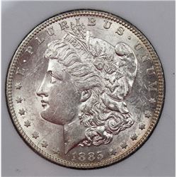 1885-S MORGAN SILVER DOLLAR