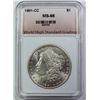 Image 3 : 1891-CC MORGAN SILVER DOLLAR