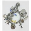 Image 3 : 2 STERLING CHARM BRACELETS