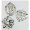 Image 2 : STERLING BROOCHES