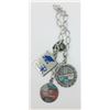 Image 2 : 3 STERLING CHARM BRACELETS