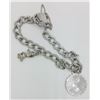 Image 3 : 3 STERLING CHARM BRACELETS