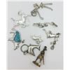 Image 1 : MISC STERLING CHARM LOT
