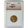 Image 3 : 1911-D $5 GOLD INDIAN