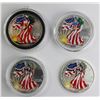 Image 1 : COLORIZED SILVER AMERICAN EAGLES