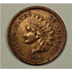 1872 INDIAN CENT