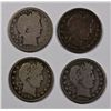 Image 1 : BARBER QUARTERS: 1897 GOOD, 1897-O GOOD, 1898 VG,