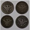Image 2 : BARBER QUARTERS: 1897 GOOD, 1897-O GOOD, 1898 VG,
