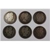 Image 1 : BARBER QUARTERS: (2) 1897 GOOD, 1895-O G/VG,