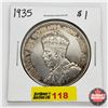 Image 1 : Canada One Dollar 1935