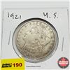 Image 1 : US Morgan Dollar 1921