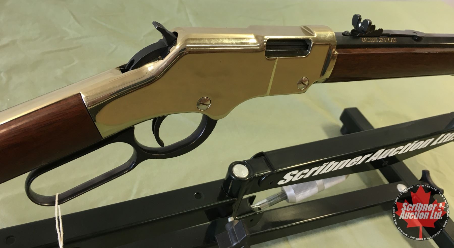 Rifle Henry 22SL/LR Golden Boy Lever Octagon BBL S/N GB306386