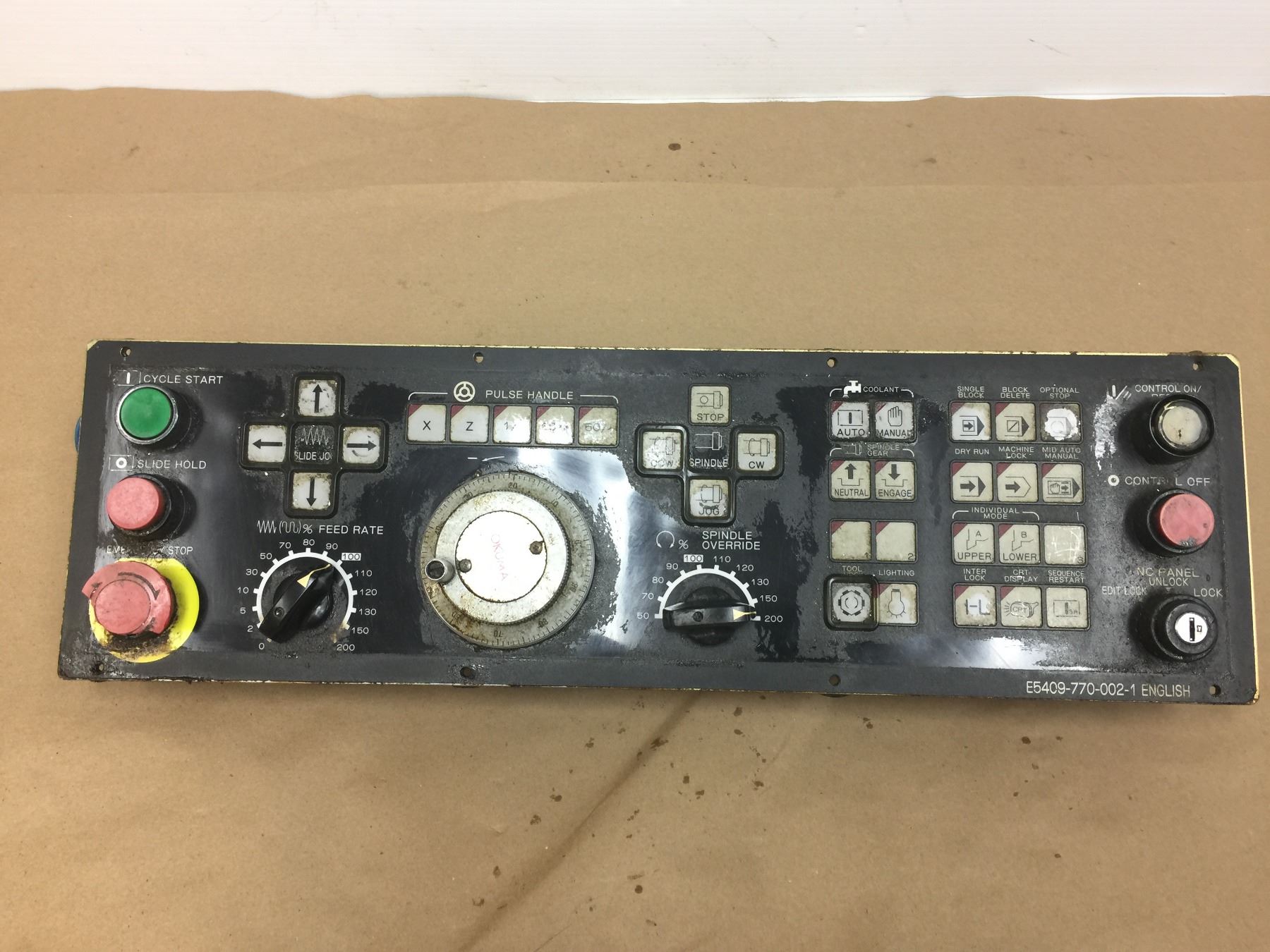 Okuma E5409-770-002-01 English Control Panel