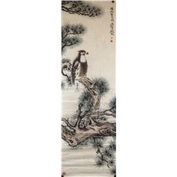 Gao Jainfu 1889-1933 Chinese Watercolor Eagle