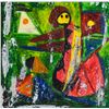 Image 1 : Asger Jorn Danish CoBrA Oil on Canvas Framed