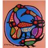 Image 1 : Norval Morrisseau 1932-2007 Canadian Acrylic 1977