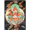 Image 1 : Print Tanka of Four-Arm Red Guanyin on Canvas