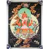 Image 2 : Print Tanka of Four-Arm Red Guanyin on Canvas