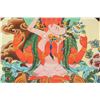 Image 5 : Print Tanka of Four-Arm Red Guanyin on Canvas