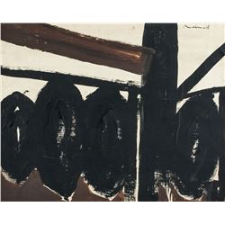 Robert Motherwell American Abstract Oil on Canvas