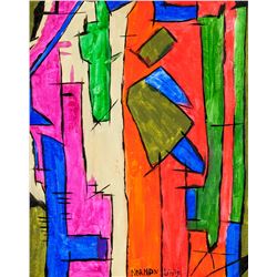 Norman Lewis American Abstract Oil on Canvas