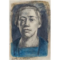 Kathe Kollwitz German Expressionist Mixed Media