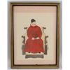 Image 1 : Framed Chinese Emperor Portrait on Silk