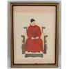 Image 1 : Framed Chinese Emperor Portrait on Silk