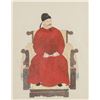 Image 2 : Framed Chinese Emperor Portrait on Silk