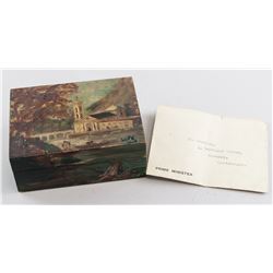 Winston Churchill UK Impressionist Oil Jewel Box