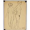 Image 1 : Four Graphite Paper Drawings of Nude Figures 1924