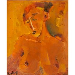 Moise Kisling Polish Modernist Oil on Canvas