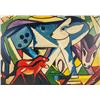 Image 1 : Franz Marc German Cubist Acrylic on Panel