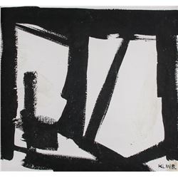 Franz Kline American Abstract Oil on Canvas