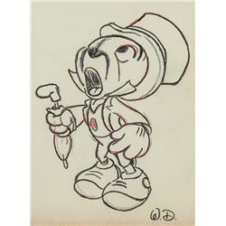 Walt Disney  American Pop Charcoal & Pencil