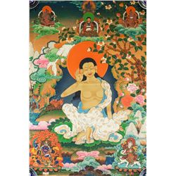 Print Tanka of Milarepa on Canvas