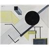 Image 1 : El Lissitzky Russian Suprematist Gouache on Paper