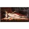 Image 2 : Oil on Canvas Reclining Nude Framed P. Fanbech