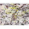 Image 3 : American Abstract Oil on Paper Signed Illegibly