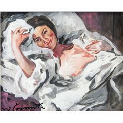 Lovis Corinth German  Expressionist Oil on Paper