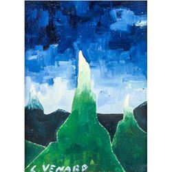 Claude Venard French Modernist Oil on Canvas