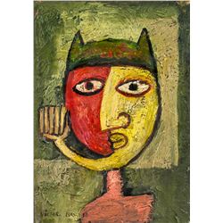 Victor Brauner Romanian Surrealist Oil on Panel