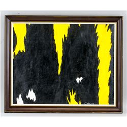 Clyfford Still American Abstract Oil on Canvas