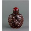 Image 2 : Chinese Large Amber Carved Snuff Bottle
