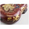 Image 5 : Chinese Double Gourd Ink Stone with Wood Case