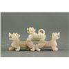 Image 1 : Chinese Archaistic Hetian White Jade Tiger Toggle