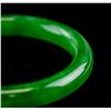 Image 3 : Burma Green Jadeite Carved Bangle